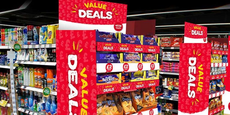 Spar end of aisle display