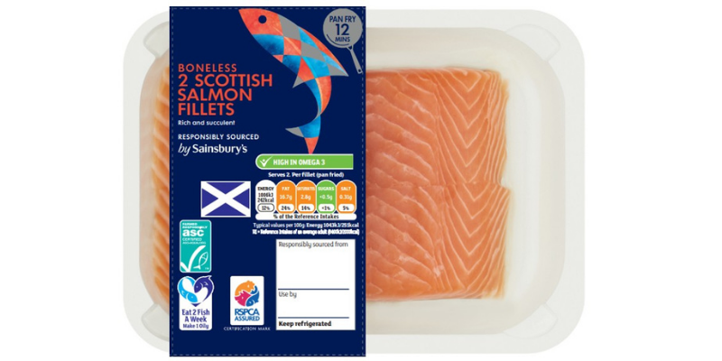 You are currently viewing Sainsbury’s to offer 100% ASC-certified fresh Scottish salmon