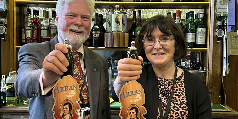 You are currently viewing Arran ale pops up in parliament
