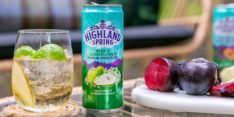 Highland Spring sparkling water