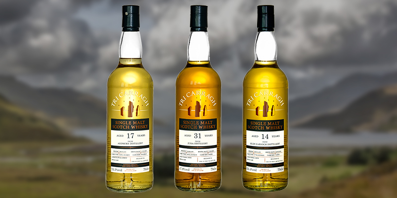 You are currently viewing Trio of whiskies from Tri Carragh