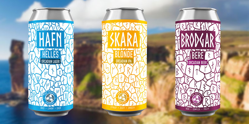 You are currently viewing Orkney Brewery makes canned debut with Runic range