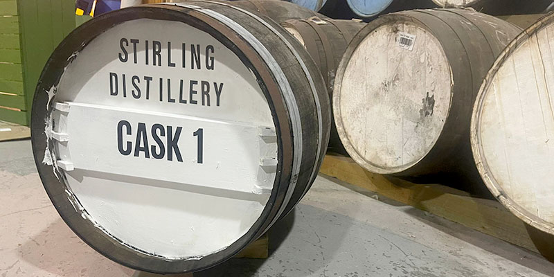 You are currently viewing Stirling Distillery fills first whisky cask