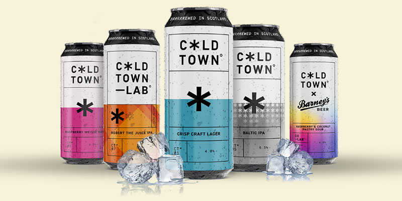 Cold Town Beer range